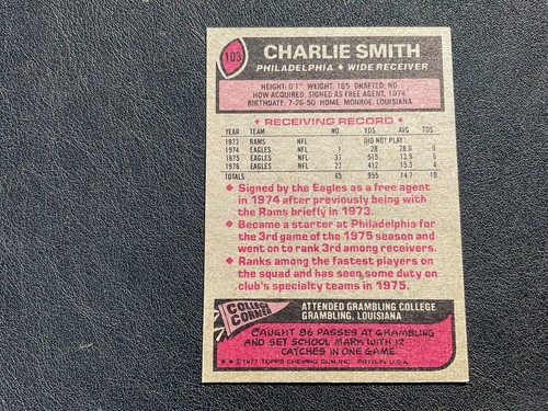 1977 TOPPS FOOTBALL NUMBERS 1-179 PICK CARDS YOU WANT - Picture 273 of 445