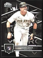 2024 Topps Chrome Black Variation Henry Davis Rookie #41 GS1