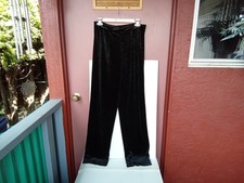 WOMANS VELVET MS CHOICE OF CALIFORNIA VTG SZ MED PANTS PLEATED WAIST...