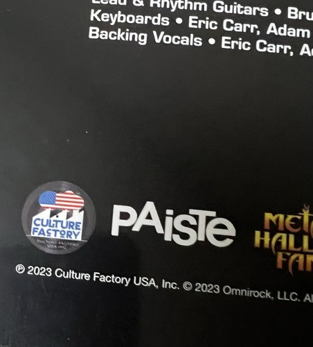 ERIC CARR ROCKOLOGY LP RSD 2023 BLACK FRIDAY EXCLUSIVE PICTURE DISC VINYL POSTER - Imagen 10 de 10