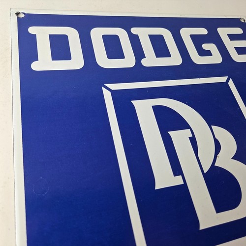 Vintage Dodge Brothers Sign - Sales Service Gas Pump Advertising Dealership Sign - Picture 4 of 14