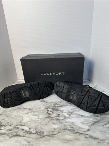 Rockport World Classic Black Leather Walking Shoes. Model # K71185. Size US 11.5 - Picture 2 of 8