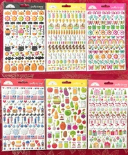 UPDATED BEAUTIFUL YOU CHOOSE Rare & Collectable Doodlebug Puffy Icon 3D Stickers