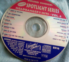 sound choice spotlight series headbangers hits vol.5 &6.karaoke cdgs.no booklet.