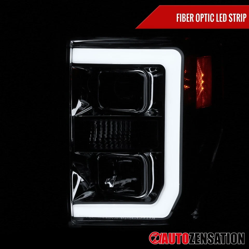 Fit 2008 2009 2010 Ford F250 F350 F450 Super Duty LED Tube Projector Headlights - Изображение 4 из 4