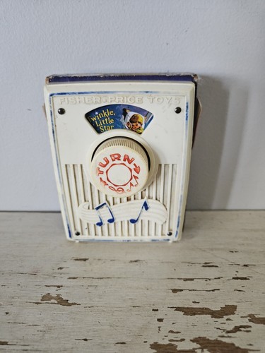 Vintage Fisher Price Music Box Pocket Radio Winkle Twinkle Little Star Works - Picture 4 of 4