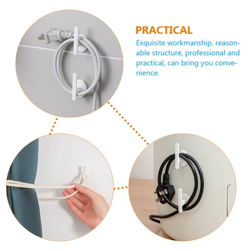 8 Pcs Power Cord Sorting Tool Office Winder for Appliance Wire Organizer - Afbeelding 12 van 12