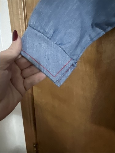 Vintage Fawn Togs Denim leichter Mantel Knopfleiste 4T Kleinkind Sputhwest Kaktus - Bild 3 von 10