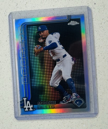 2025 Topps Chrome Light Board Logo Refractor Mookie Betts