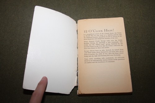 12 O'Clock High! by Beirne Lay Jr. & Sy Bartlett 1969 PB 2nd Print Ballantine - Bild 9 von 19