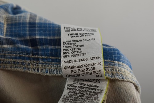 Pantaloncini chino uomo M&S North Coast cotone floreale W38 estivi vacanza al mare - Foto 9 di 9