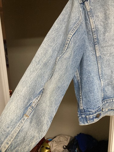 Vtg 1970s Levi Strauss Type III Denim Jacket WPL 423 Made In USA Trucker 44 Blue - Picture 10 of 10