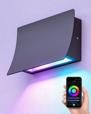 Applique murale intelligente SOVA IP44 GU10 max. 15 W, anthracite mat,