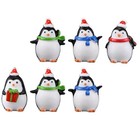 2 Pieces Resin Penguin Cute Miniature Figurines Animal Model The