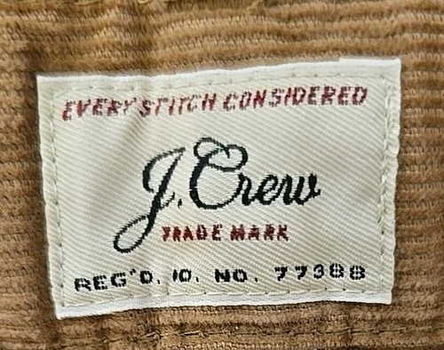 J.Crew Mens 484 Slim Fit Pant Corduroy - Khaki Oak - 33x30 Item G7128 - Picture 7 of 12