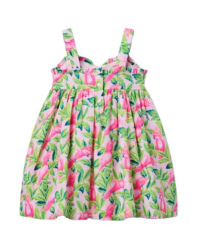 Janie And Jack Bird Print Dress  12 - Picture 2 of 3