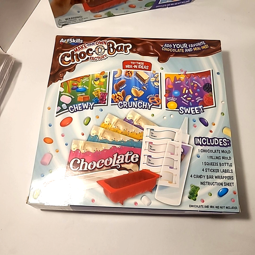2x-ArtSkills "Make-Your-Own Choc-o-Bar Factory" Set für Kinder. Ab 3 Jahren. Rarität - Bild 5 von 24