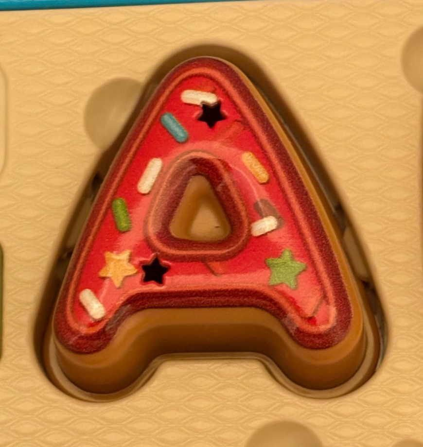 Leap Frog Match and Learn Cookies REPLACEMENT Letter Cookies - U
