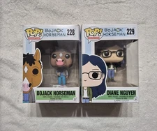 Funko Pop Bojack Horseman And Diane Nguyen Used Read Description 