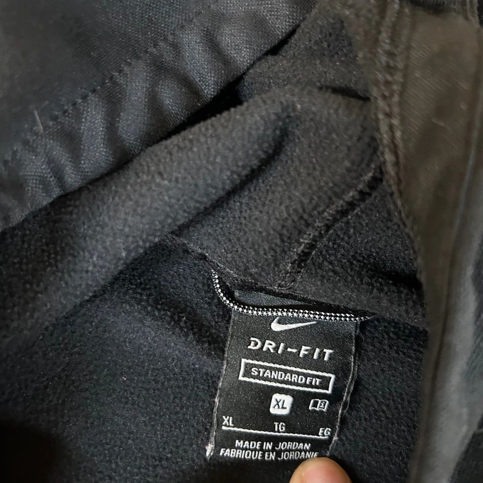 Nike Baseball Hoodie Pullover Sweatshirt Fleece Lined Black Youth Extra Large - Image 2 of 4