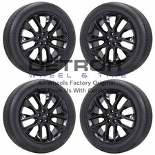 20" Ford Edge Gloss Black Wheels Rims & Tires OEM 2015-2020 10046