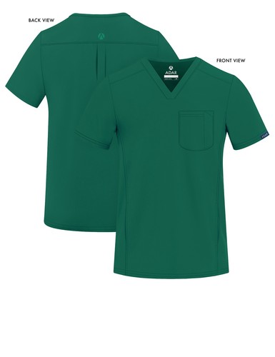 Adar Addition Scrubs For Men - Modern Multi Pocket V-Neck Scrub Top - Picture 68 of 112