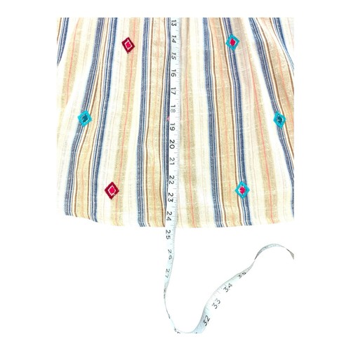 Top contadino Savanna Jane ricamo floreale boho collo quadrato sx manica a sbuffo piccola - Foto 9 di 11
