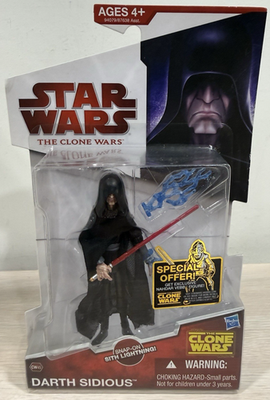 HASBRO Star Wars The Clone Wars Darth Sidious CW45 NEW SEALED