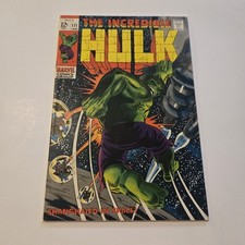 The Incredible Hulk #111 1969 Silver Age Marvel 1st app Galaxy Master FN