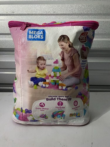 Mega Bloks First Builders Big Building Bag Construction Set - Pink1 - Picture 6 of 19