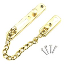 Strong Security Door Chain+Screws Solid stainless steel Safety Guard Lock Catch