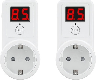 2 Pcs Countdown Timer Zeitschaltuhr Steckdose Zeitschaltuhr Digital Timer Countd