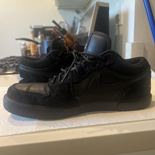 Size 8 - Air Jordan 1 Retro V.1 Black - Picture 2 of 7