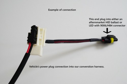 2X DENSO KOITO KDLT003 DDLT003 ballast convert harness LED HID FR-S ES350 RX BRZ - Picture 7 of 8