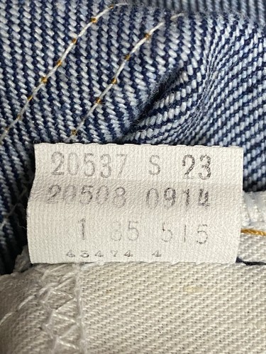 Vintage Levis Jeans 30x34 Blue 20503 0914 Orange Tab Made USA Levis Zipper 80s - Picture 3 of 14