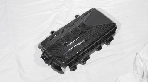 Real Carbon Fiber Engine Cover For 2020-2024 Chevrolet Corvette C8 Black NEW - Picture 18 of 24