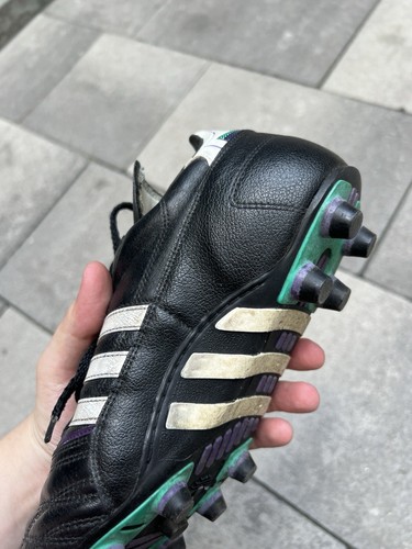 Botas de fútbol retro Adidas vintage años 80 Europa Liga talla 40 - Imagen 10 de 21