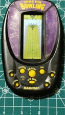 Vintage Radica King Pin Bowling Handheld Electronic Game Model 3733 Tested Works