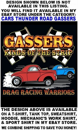 1963 1964 Hot Rod Gasser King of the Street & Strip Drag Racing Tank Top 11 - Picture 10 of 24