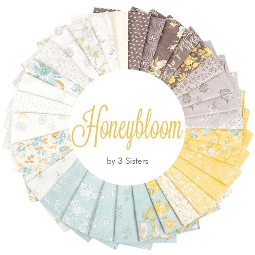 Moda Quilting Jelly Roll Patchwork Honeybloom 2.5 Inch Fabrics - Picture 8 of 8