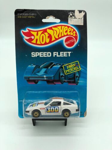 Vintage 1988 Hot Wheels Park 'N Plates Nissan 300 ZX White