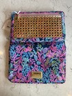 Lilly Pulitzer Laptop Sleeve Leatherette Aegean Navy Calypso Coast 14"