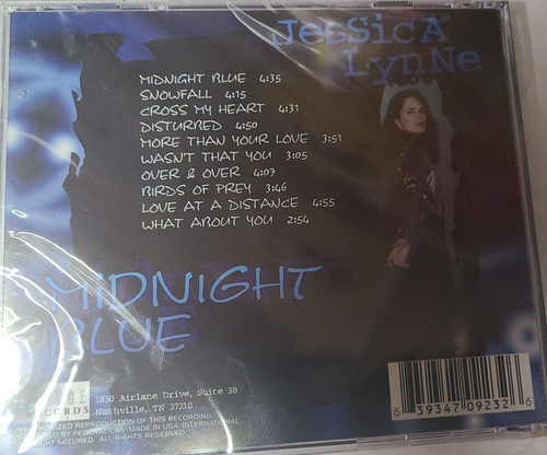 Jessica Lynne Midnight Blue CD 2009 Crossover Christian Ministries - Imagen 2 de 2