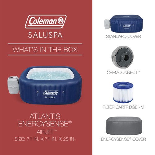 Bestway Coleman Hawaii AirJet aufblasbarer Whirlpool mit EnergySense Abdeckung - Bild 4 von 16