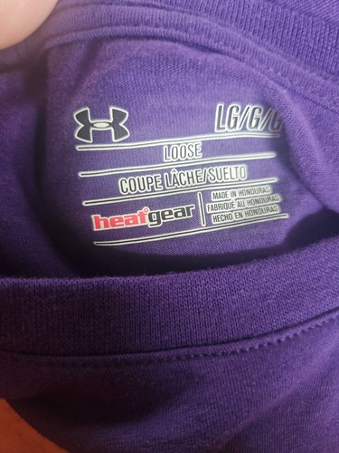 T-Shirt Größe L Under Armour (NEU) Lila & Gelb INVPV92 - Bild 2 von 3
