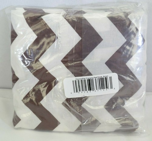 Chevron Pattern Flat Changing Pad Cover Brown Baby TF - Picture 2 of 3
