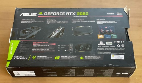 ASUS NVIDIA GeForce RTX 2060 Dual OC 6GB - *BOX & MANUALS ONLY* - Picture 4 of 7