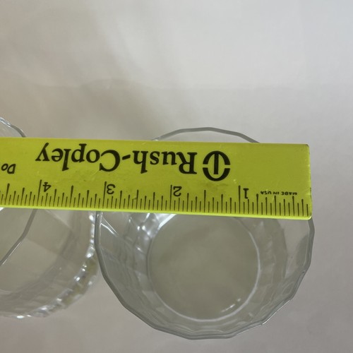 Luigi Bormioli Crystal Ridges 8 Oz Whiskey Scotch Rocks Glasses Italy Set Of 2 - Picture 7 of 11