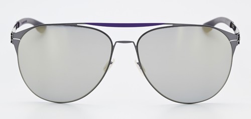 Ic! Berlin Sunglasses Daiying L. Aubergine Crocus Gloss Pilot Light Flexible - Picture 2 of 9
