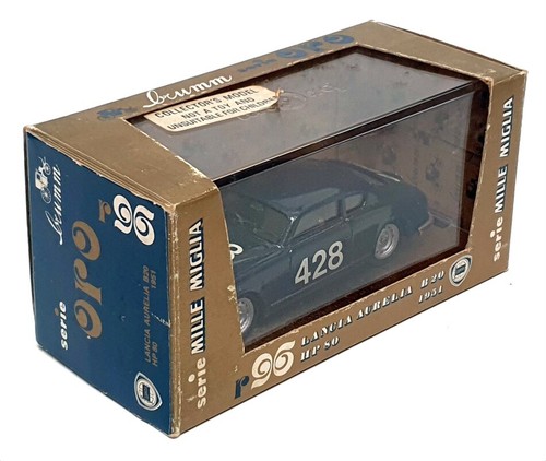 Brumm 1/43 Scale R96 - 1951 Lancia Aurelia B20 HP80 #428 - Blue - Picture 5 of 5